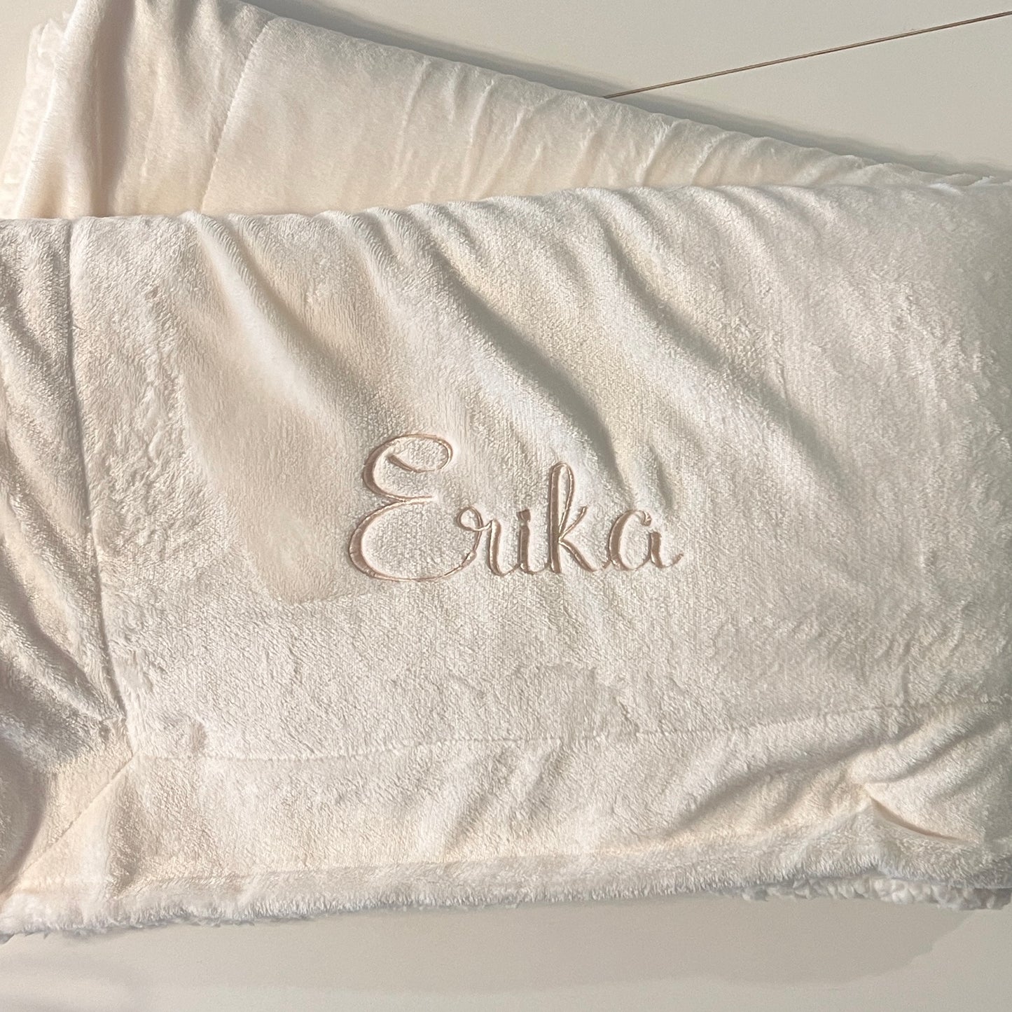 Embroidered Throw (Personalized)