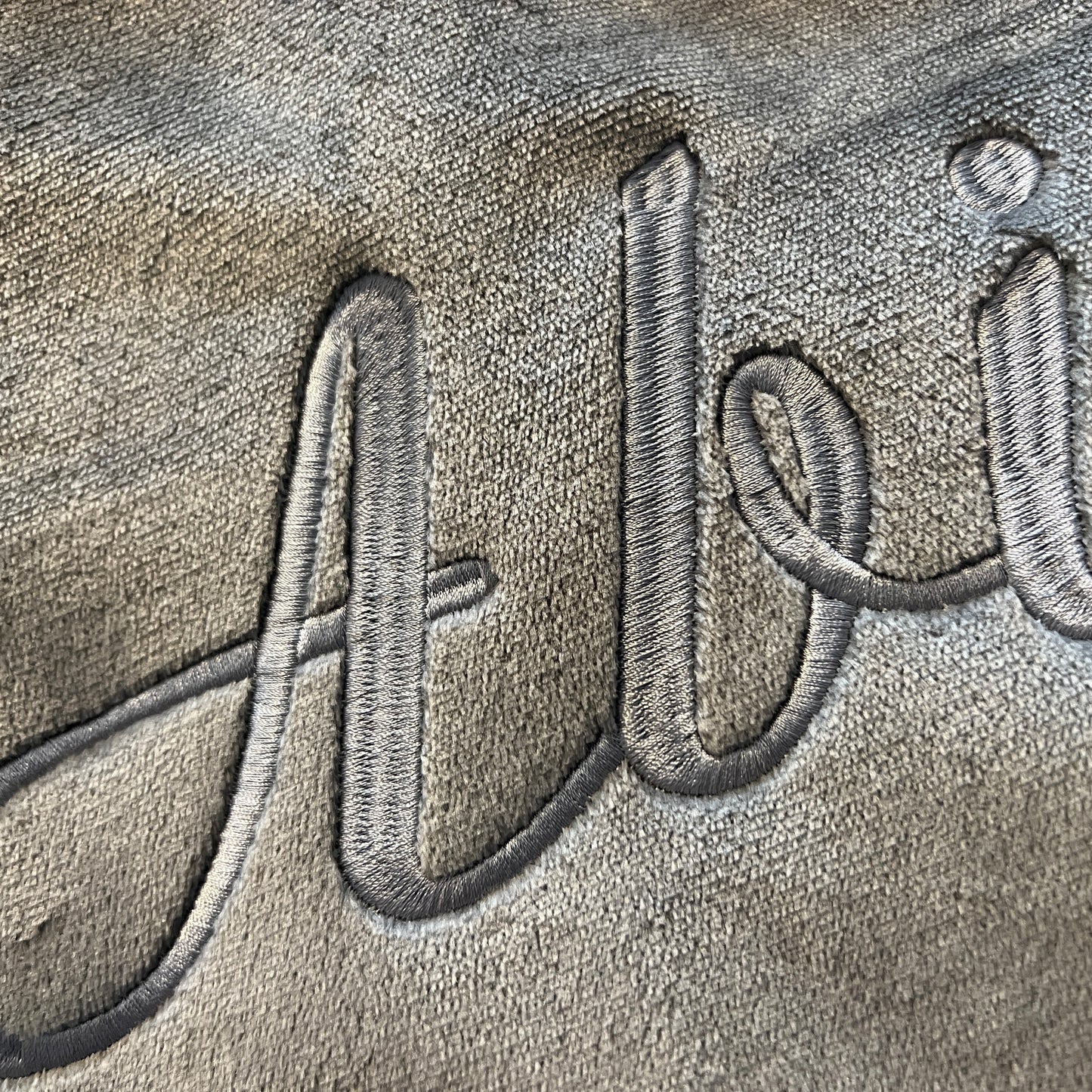 Embroidered Throw (Personalized)
