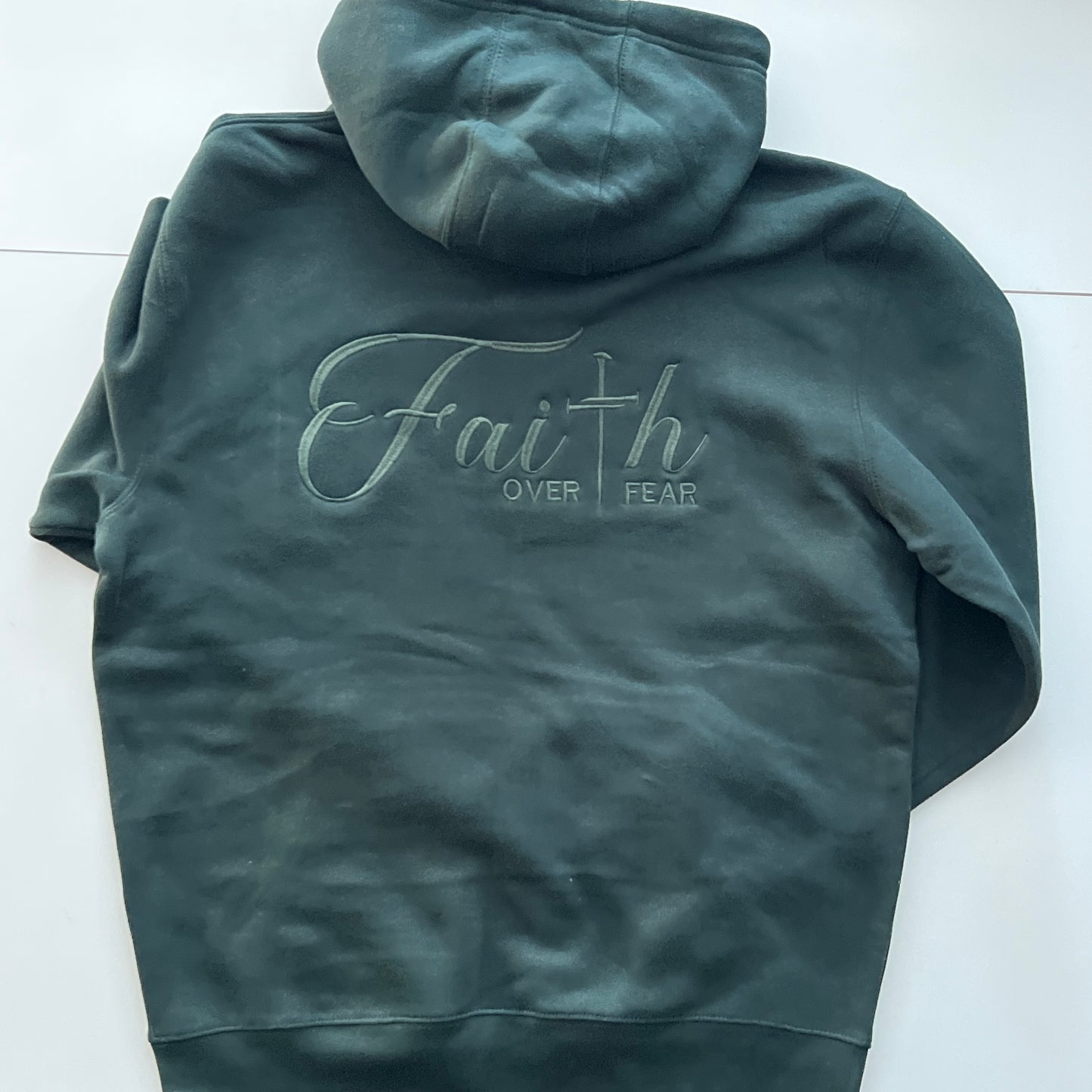 Faith Over Fear Hoodie & Crewneck Sweatshirt – Inspirational Christian Apparel