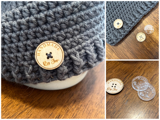 Wood and Acrylic Tags for Handmade Items