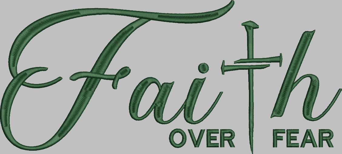 Faith Over Fear Hoodie & Crewneck Sweatshirt – Inspirational Christian Apparel
