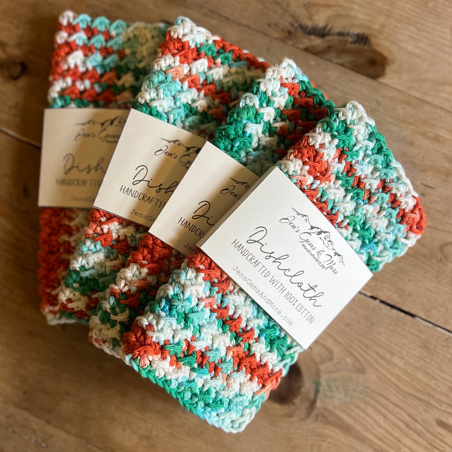 Hand Crocheted 100% Cotton Dishcloth