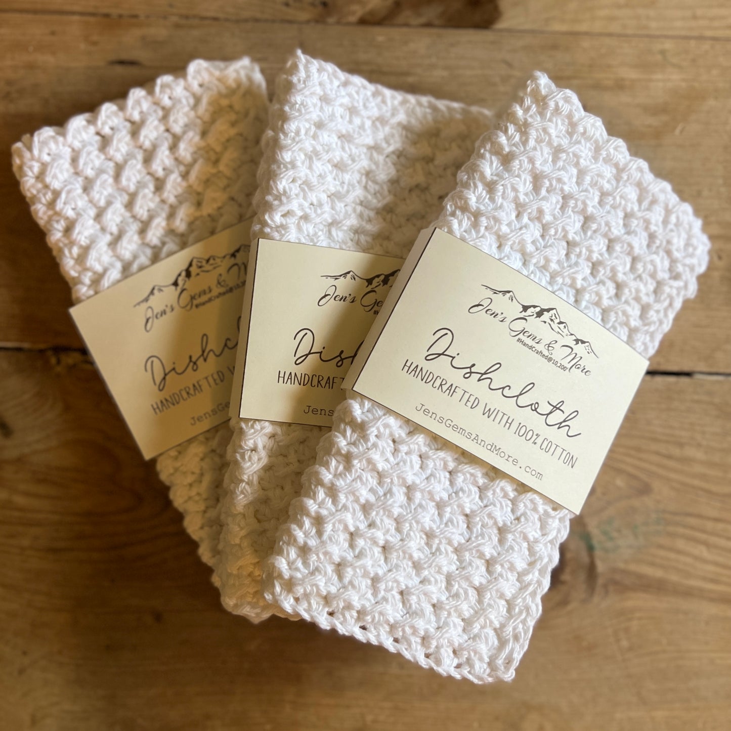 Hand Crocheted 100% Cotton Dishcloth