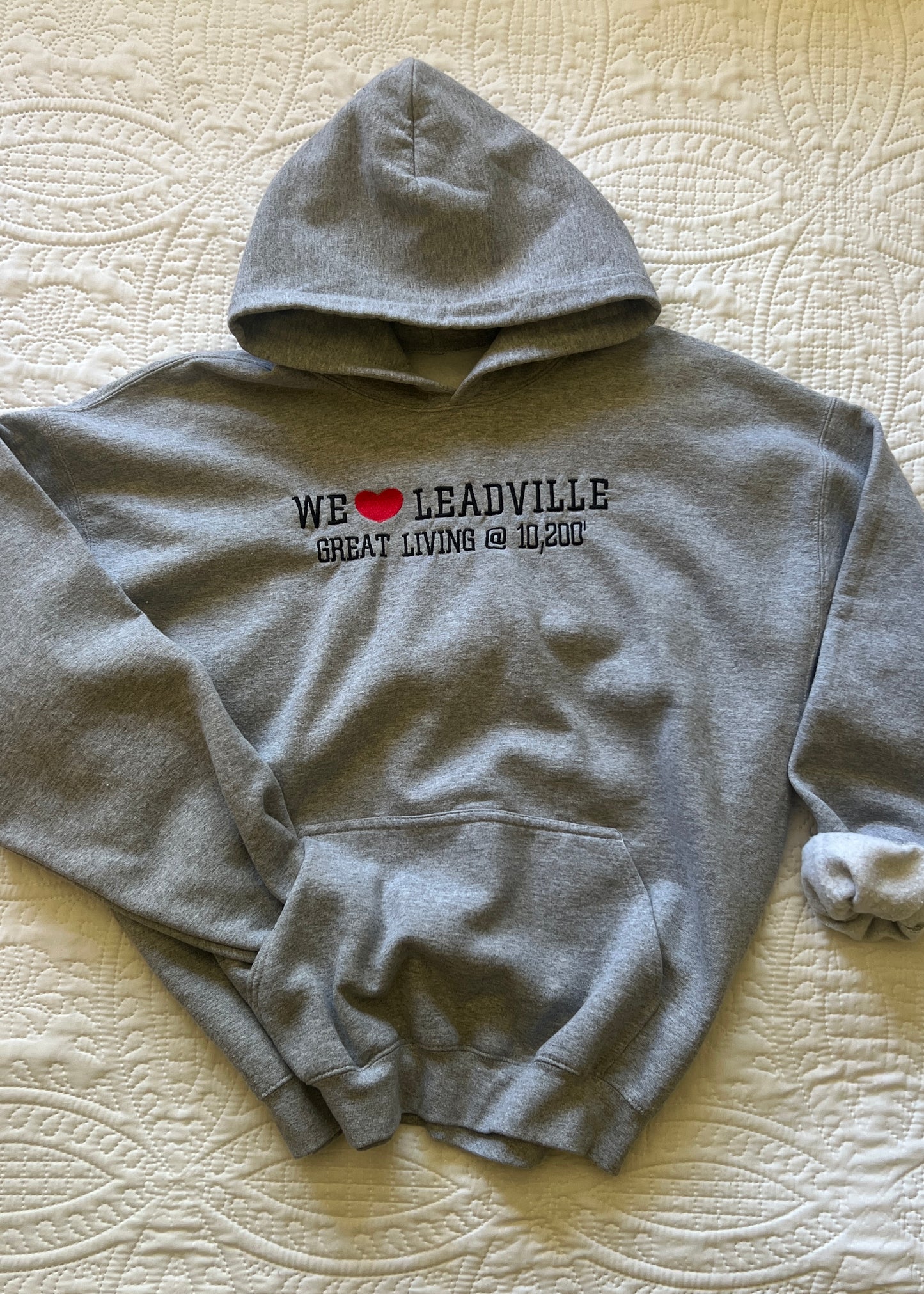 We ❤️ Leadville – Great Living @ 10,200′ Hoodie
