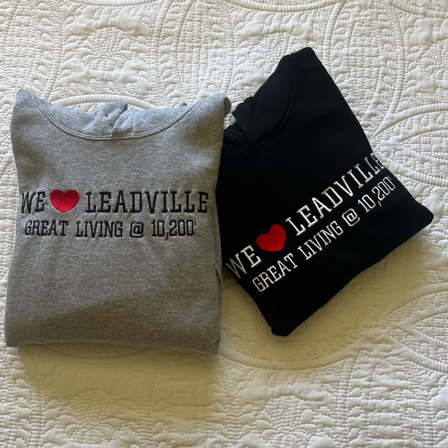 We ❤️ Leadville – Great Living @ 10,200′ Hoodie