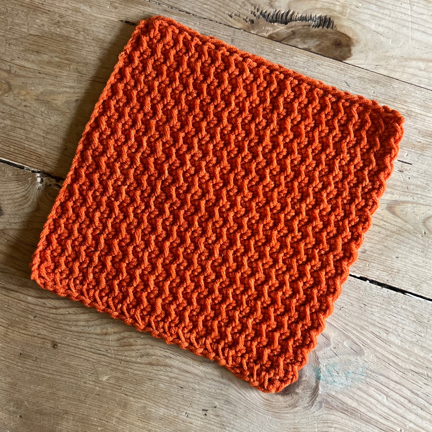 Hand Crocheted Cotton/Acrylic Blend Washcloth