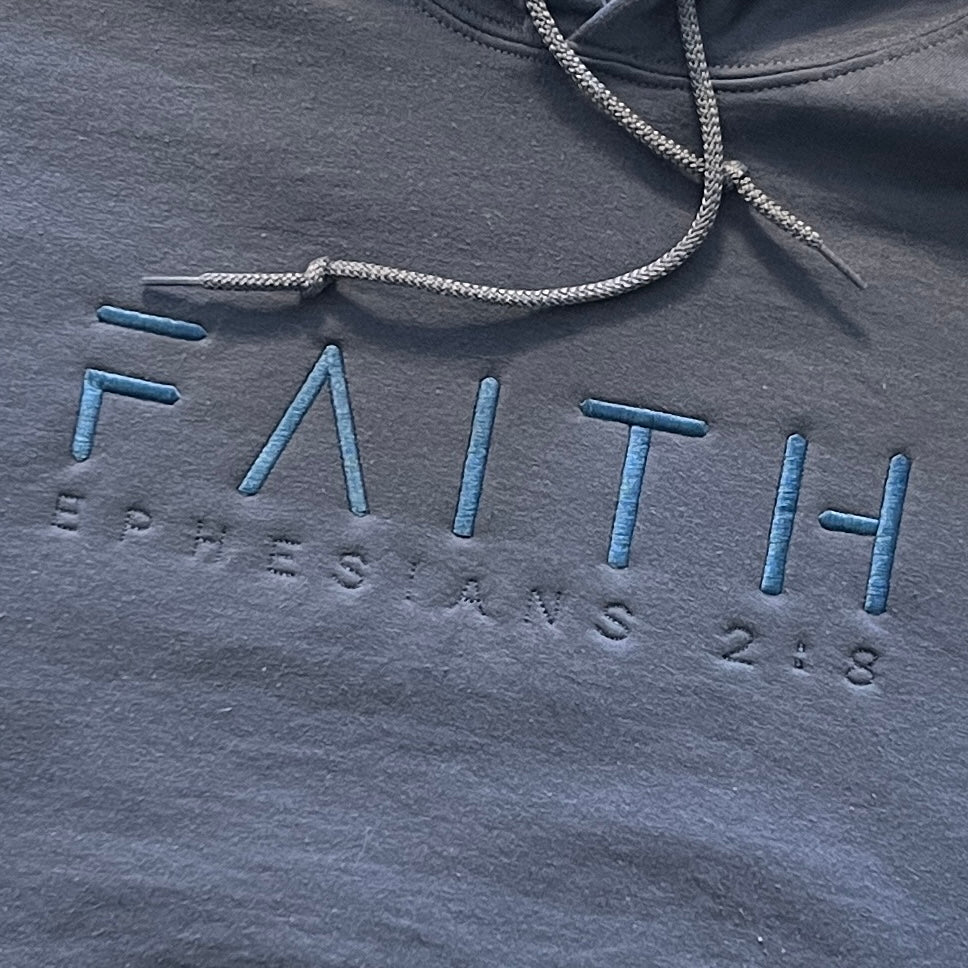 Faith Embroidered T-Shirt – Inspirational Christian Apparel for Everyday Wear