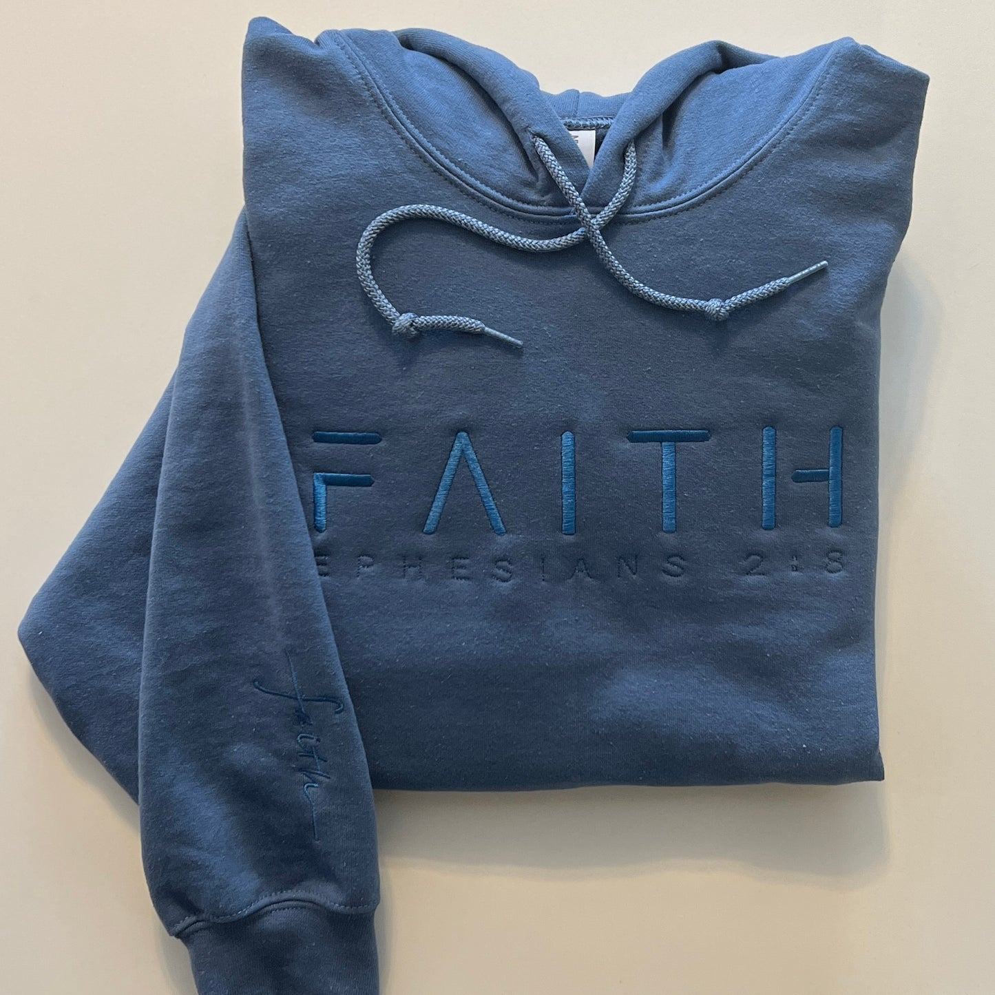 Faith Embroidered T-Shirt – Inspirational Christian Apparel for Everyday Wear