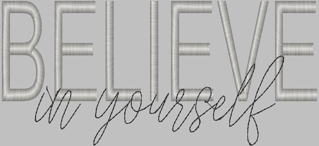 Believe In Yourself Embroidered Shirt – Motivational Apparel for Daily Inspiration