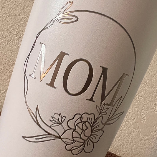Engraved MOM Tumbler