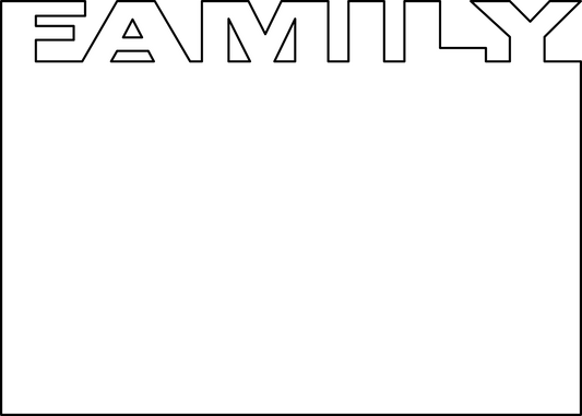FAMILY Photo, Sublimation BLANK-Unisub Hardwood/One Sided