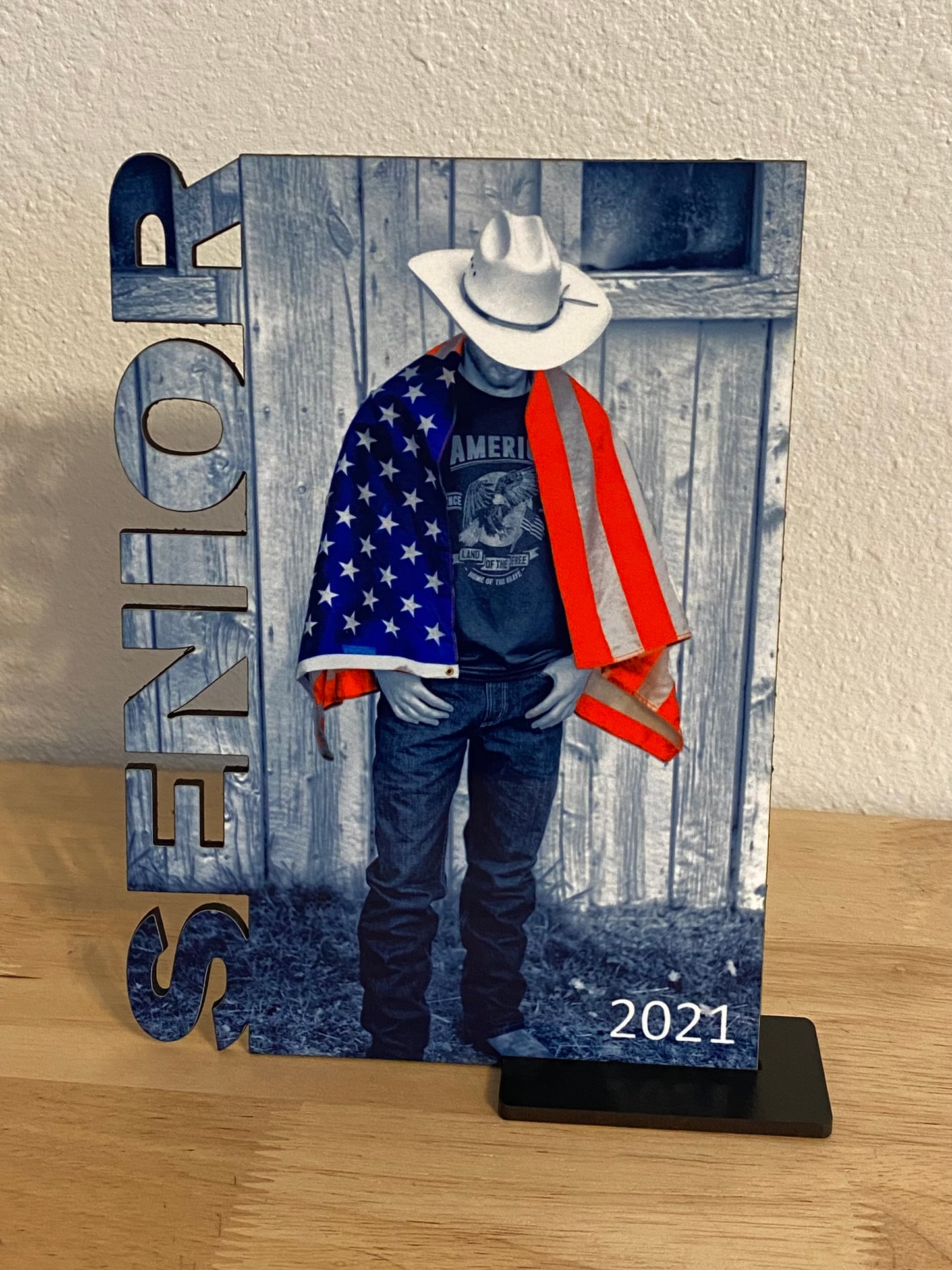Senior Photo, Sublimation BLANK-Unisub Hardwood/Onesided