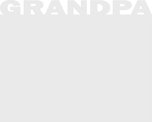 GRANDPA Photo, Sublimation BLANK-Unisub Hardwood/One Sided