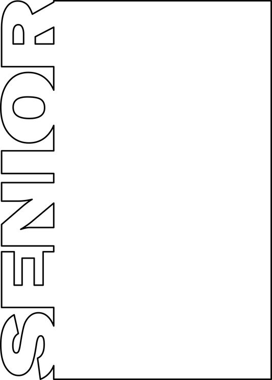 Senior Photo, Sublimation BLANK-Unisub Hardwood/Onesided