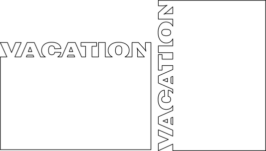 VACATION Photo, Sublimation BLANK-Unisub Hardwood/One Sided