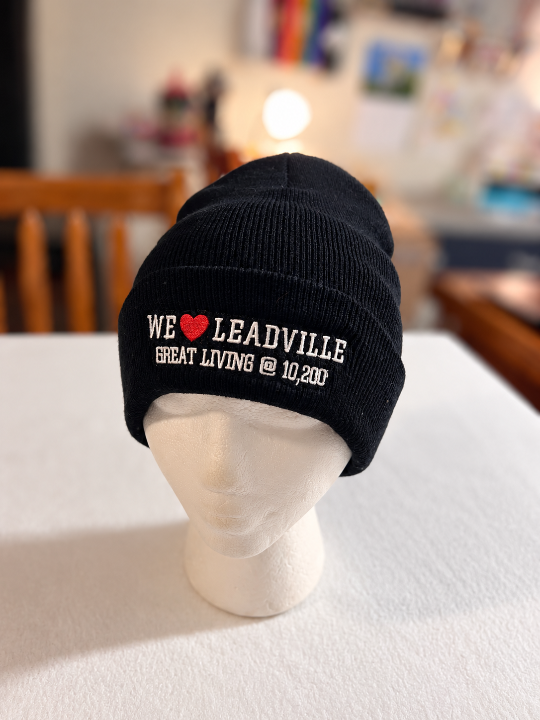 WE ❤️ LEADVILLE EMBROIDERED BEANIE