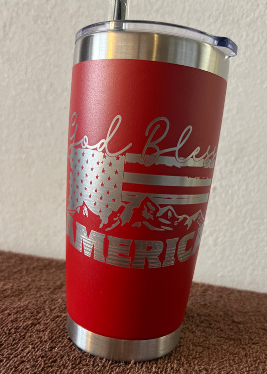 AMERICA - Engraved Tumblers