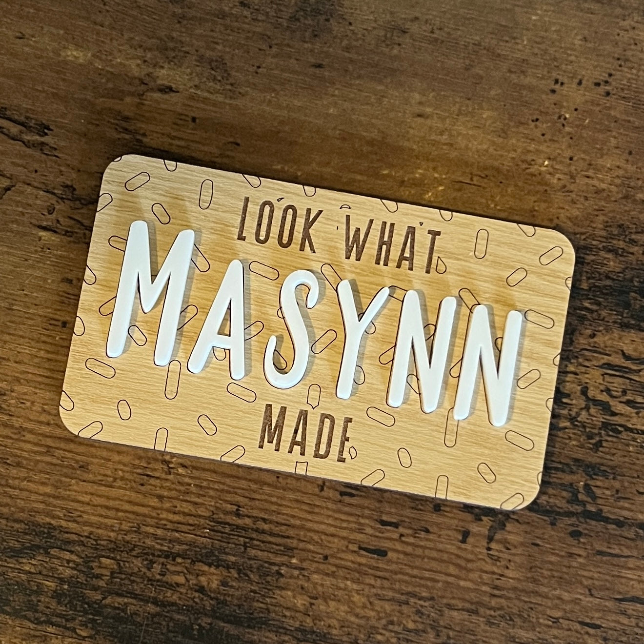 Personalized Masterpiece Magnet – Custom 3D Name