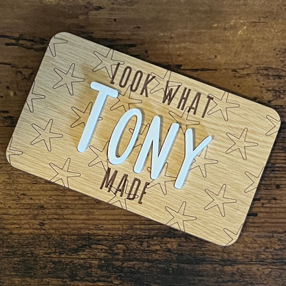 Personalized Masterpiece Magnet – Custom 3D Name