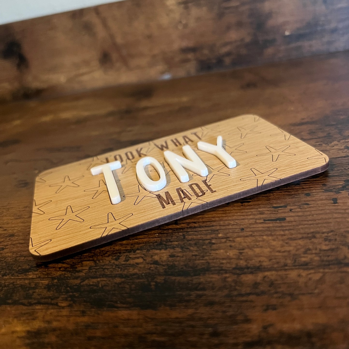 Personalized Masterpiece Magnet – Custom 3D Name