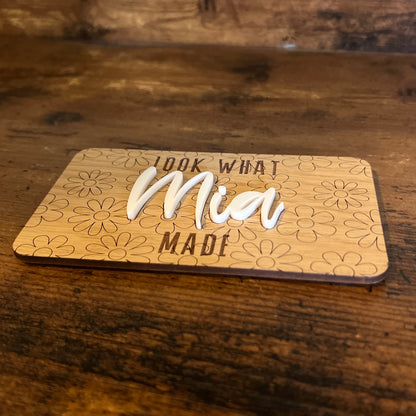 Personalized Masterpiece Magnet – Custom 3D Name