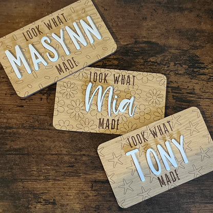 Personalized Masterpiece Magnet – Custom 3D Name