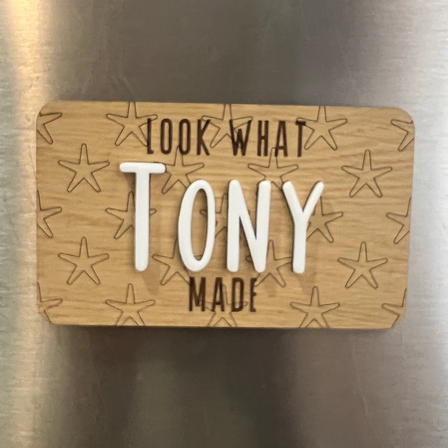 Personalized Masterpiece Magnet – Custom 3D Name