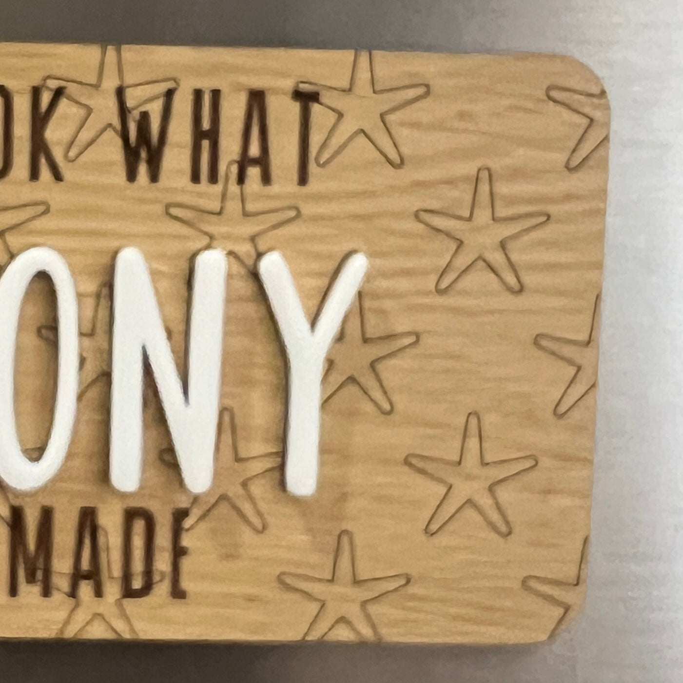 Personalized Masterpiece Magnet – Custom 3D Name