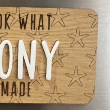 Personalized Masterpiece Magnet – Custom 3D Name