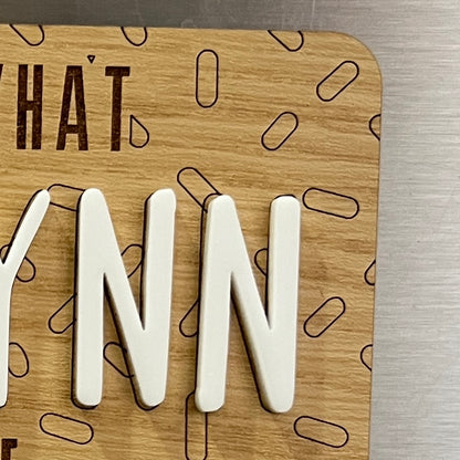 Personalized Masterpiece Magnet – Custom 3D Name
