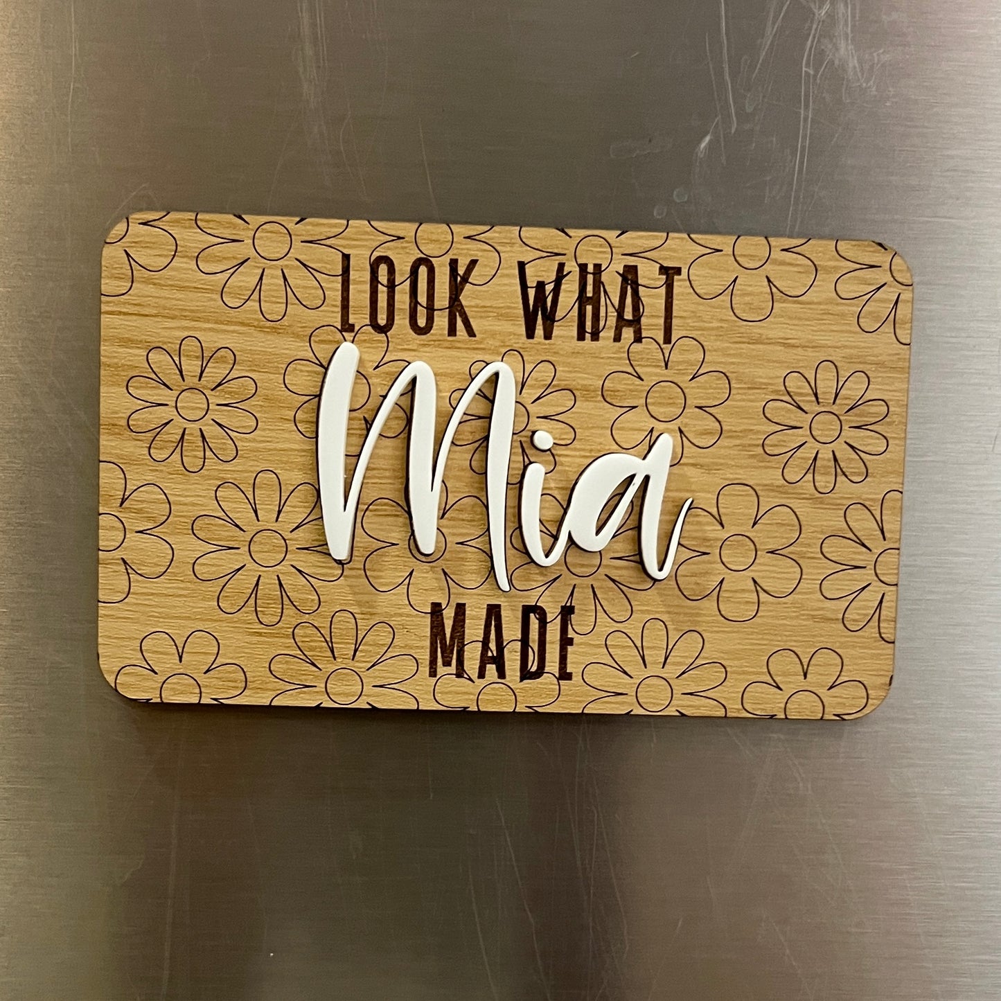 Personalized Masterpiece Magnet – Custom 3D Name