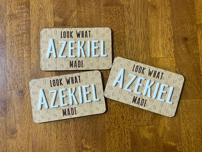 Personalized Masterpiece Magnet – Custom 3D Name