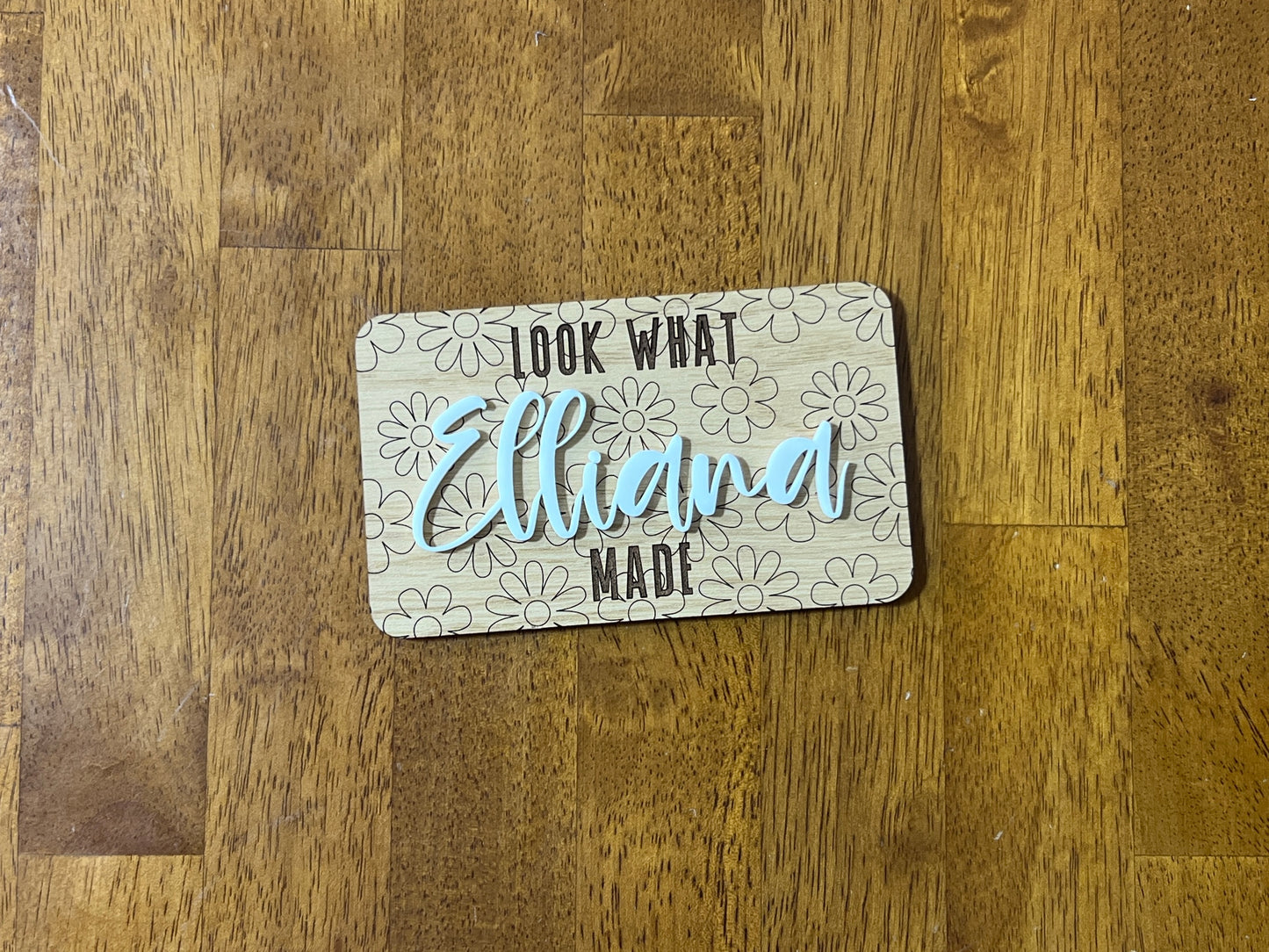 Personalized Masterpiece Magnet – Custom 3D Name