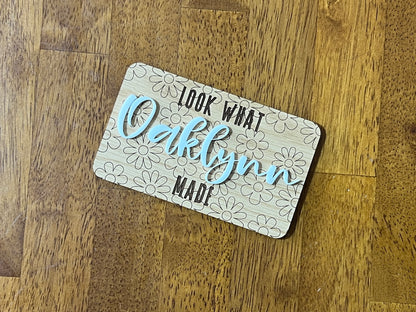 Personalized Masterpiece Magnet – Custom 3D Name