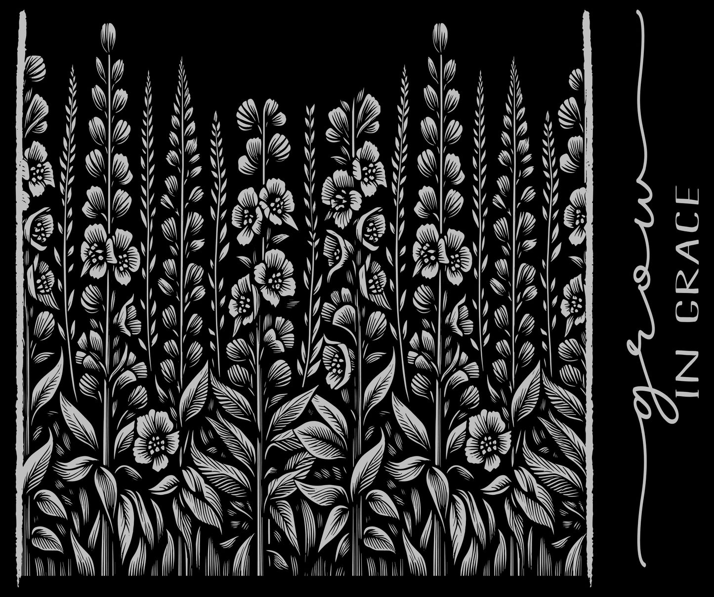 Grow in Grace – 20oz Laser Engraved Skinny Tumbler