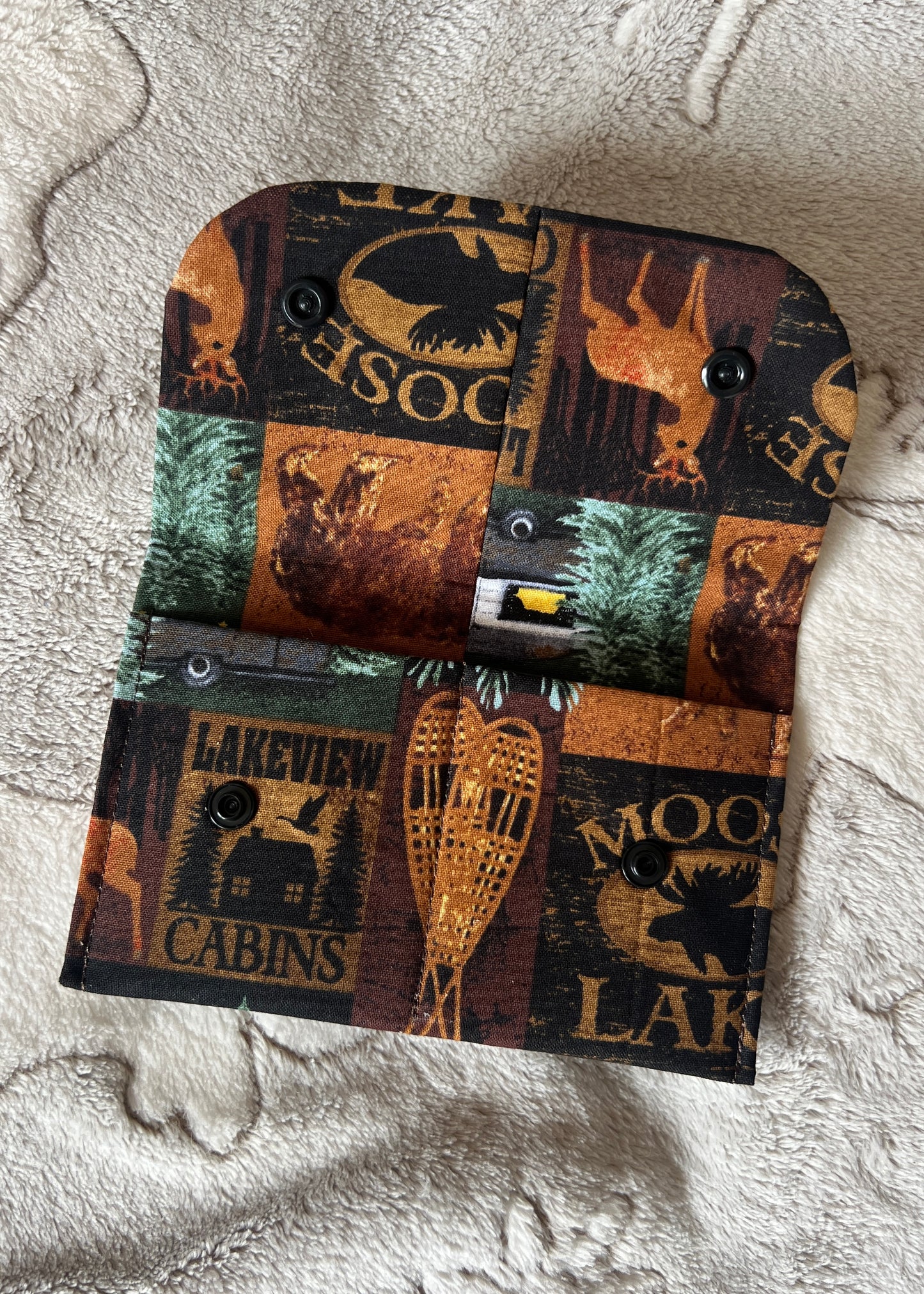 Moose Lake Small Wallet – Rustic Mini Card Holder