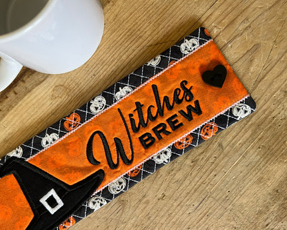 Witches Brew Mug Wrap – Halloween Mug Cozy