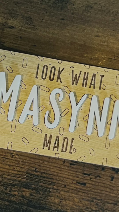 Personalized Masterpiece Magnet – Custom 3D Name