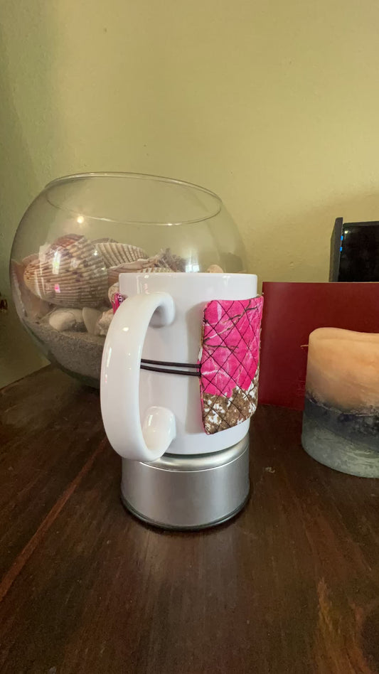 CLASSIC - Pink Camo Mug Wrap – Fall Mug Cozy