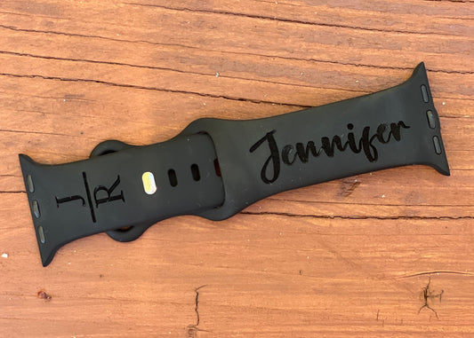 Custom Name - Silicone Watch Band