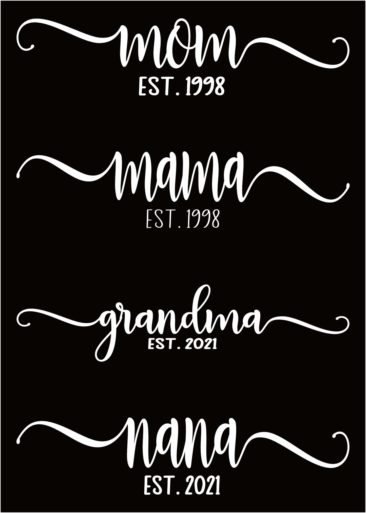 Personalized Mom or Grandma Shirt...