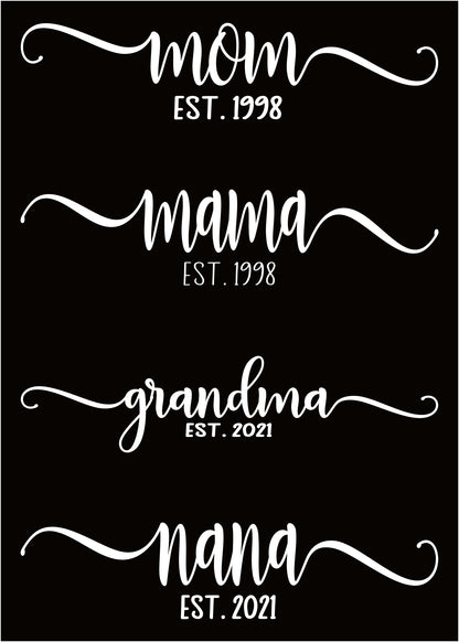 Personalized Mom or Grandma Shirt...