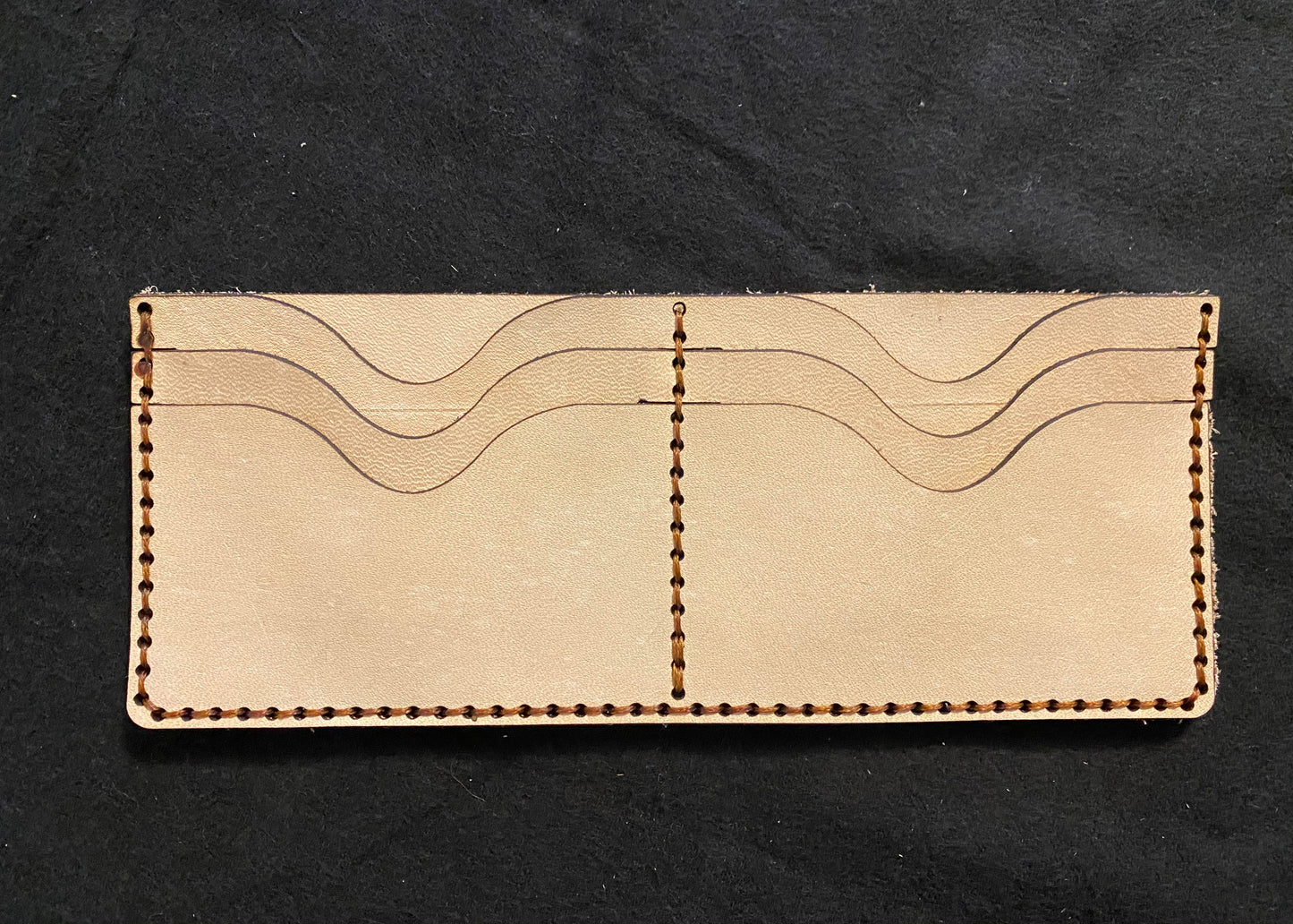 Hand Stitched Long Card Sleeve