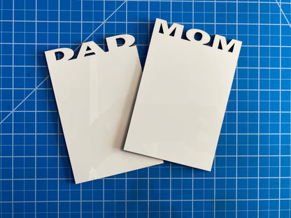 DAD Photo, Sublimation BLANK-Unisub Hardwood/One Sided